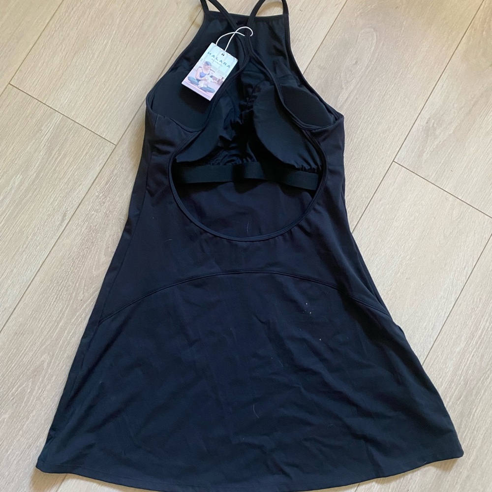 Halara Black Halter Dress NWT - Picture 2 of 2